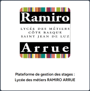logo du lycee ramiro arrue
